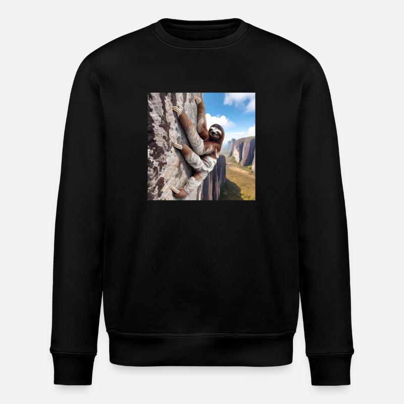 Sloth Wanderer FreeClimber - Sweat bio ROLLER Stanley/Stella Unisexe - noir