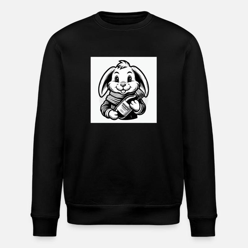 Ostern 8 - Stanley/Stella Unisex Bio-Sweatshirt ROLLER - Schwarz