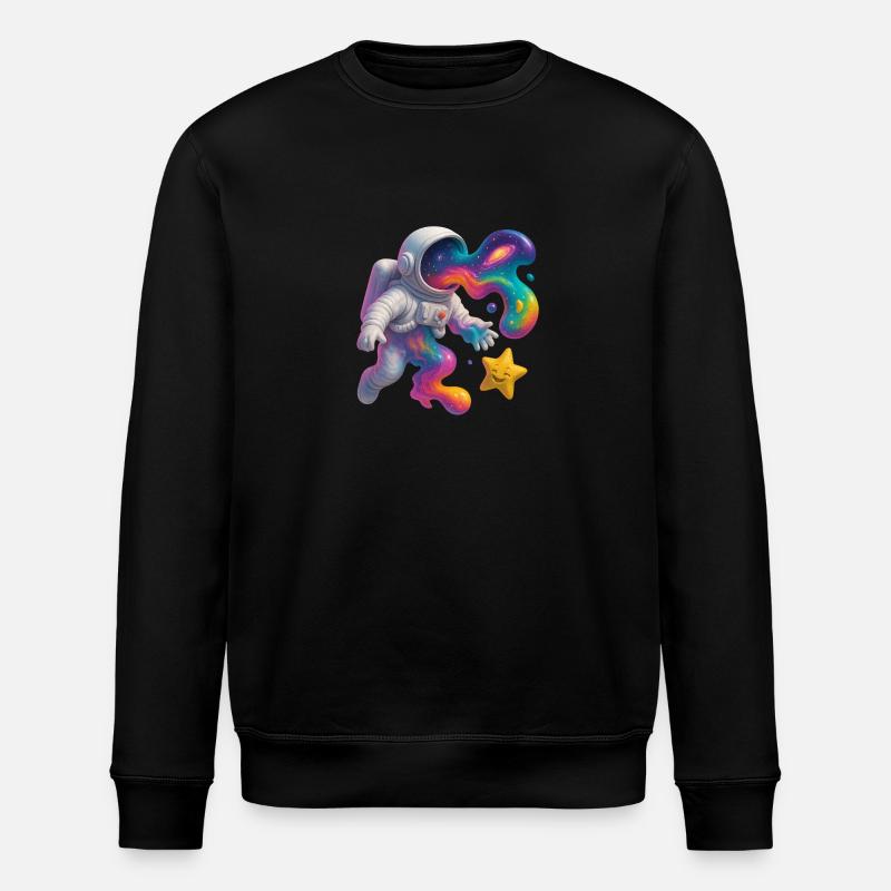 Astronaute - Sweat bio ROLLER Stanley/Stella Unisexe - noir