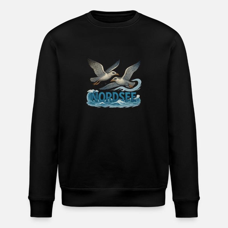 Nordsee - Stanley/Stella Unisex Bio-Sweatshirt ROLLER - Schwarz