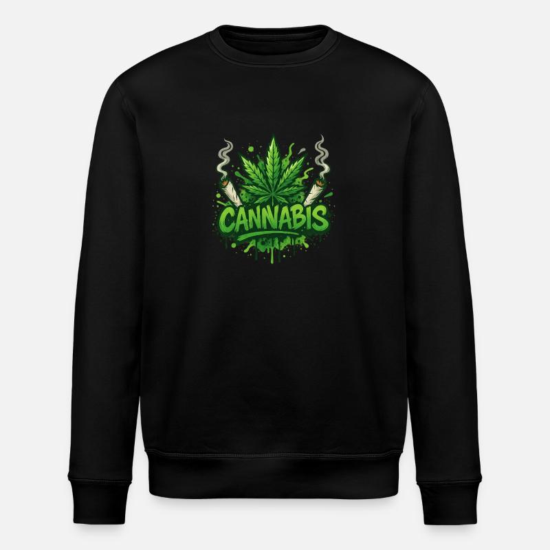 Brokkoli - Stanley/Stella Unisex Bio-Sweatshirt ROLLER - Schwarz