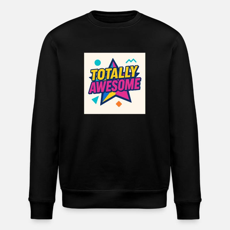 Totally Awesome – Star Power - Stanley/Stella Unisex Bio-Sweatshirt ROLLER - Schwarz