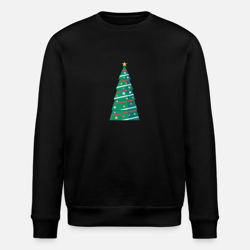 Weihnachten - Stanley/Stella Unisex Bio-Sweatshirt ROLLER - Schwarz