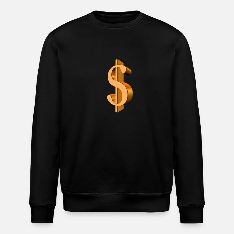 Dollar - Stanley/Stella Unisex Bio-Sweatshirt ROLLER - Schwarz