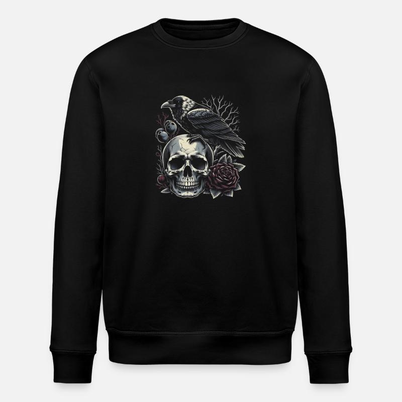 Ewige Ruhe - Stanley/Stella Unisex Bio-Sweatshirt ROLLER - Schwarz