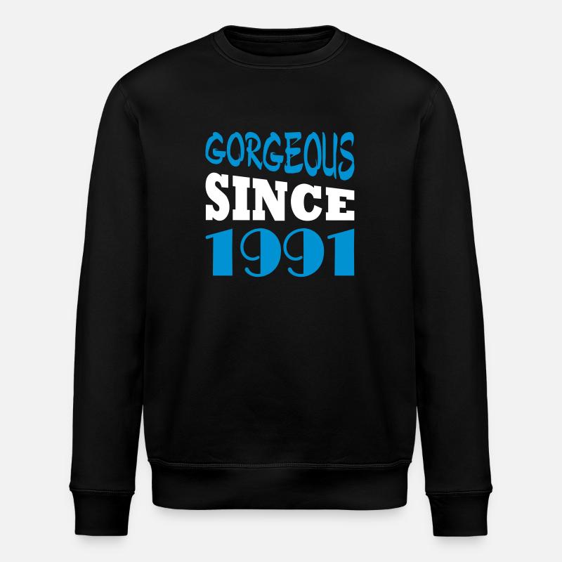 Gorgeous since 1991 - Stanley/Stella Unisex Bio-Sweatshirt ROLLER - Schwarz