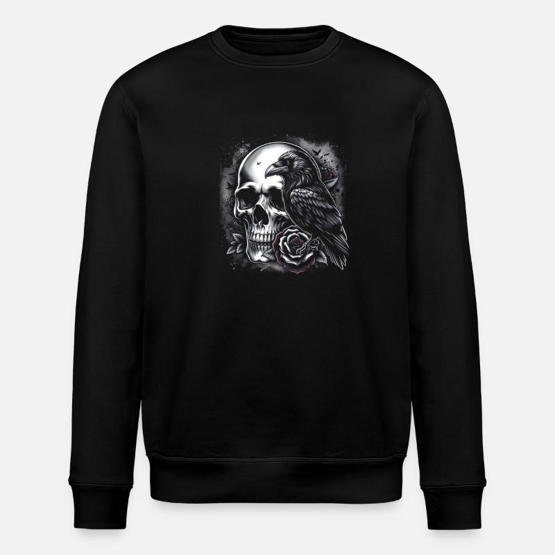 Voile de la nuit - Sweat bio ROLLER Stanley/Stella Unisexe - noir