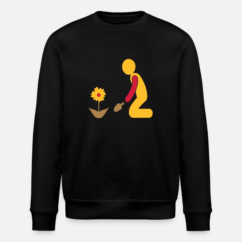 jardin - Sweat bio ROLLER Stanley/Stella Unisexe - noir