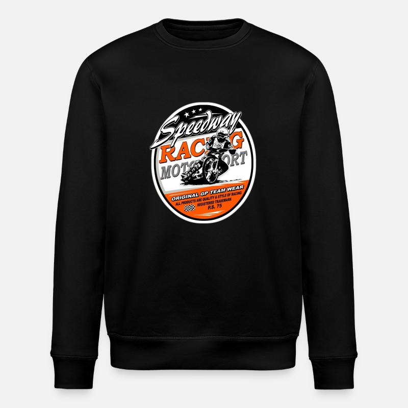 Speedway Racing - Stanley/Stella ROLLER Unisex Organic Sweatshirt - black