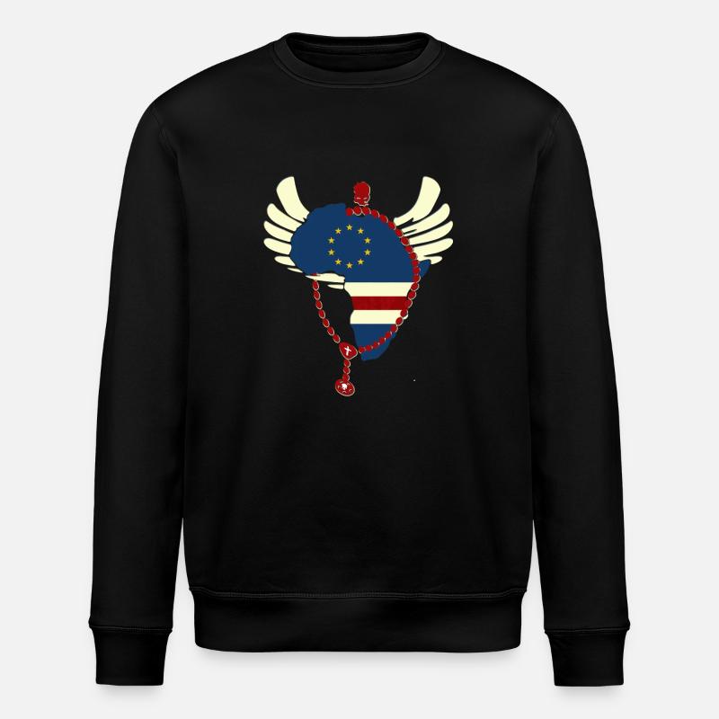 Cabo Verde - Stanley/Stella Unisex Bio-Sweatshirt ROLLER - Schwarz