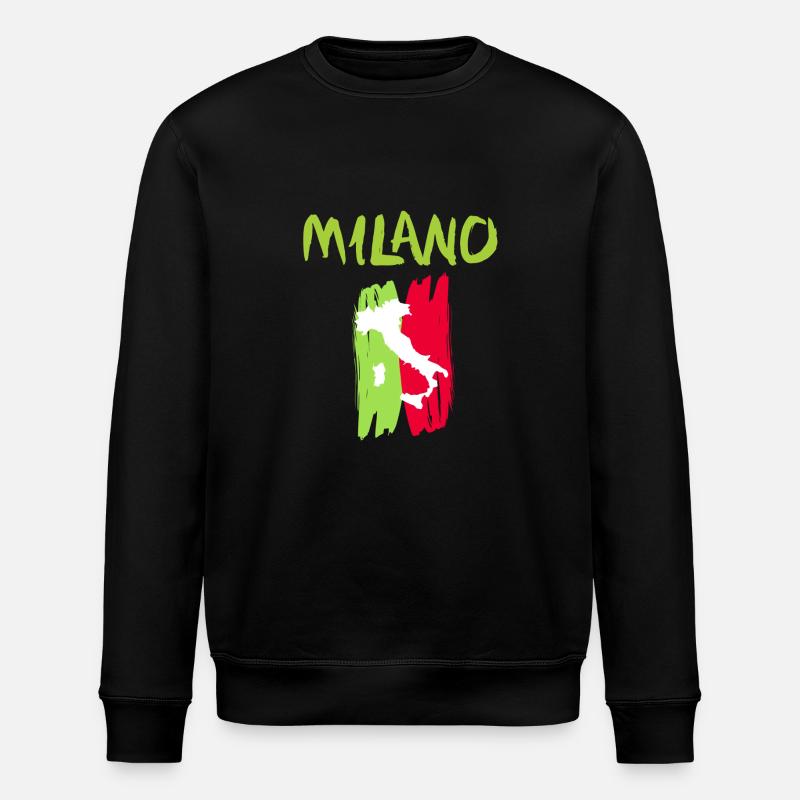 Milano - Stanley/Stella Unisex Bio-Sweatshirt ROLLER - Schwarz
