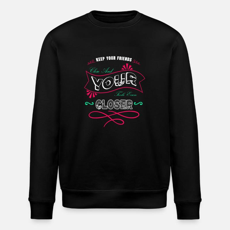 birthday statement present mechanic - Stanley/Stella Unisex Bio-Sweatshirt ROLLER - Schwarz