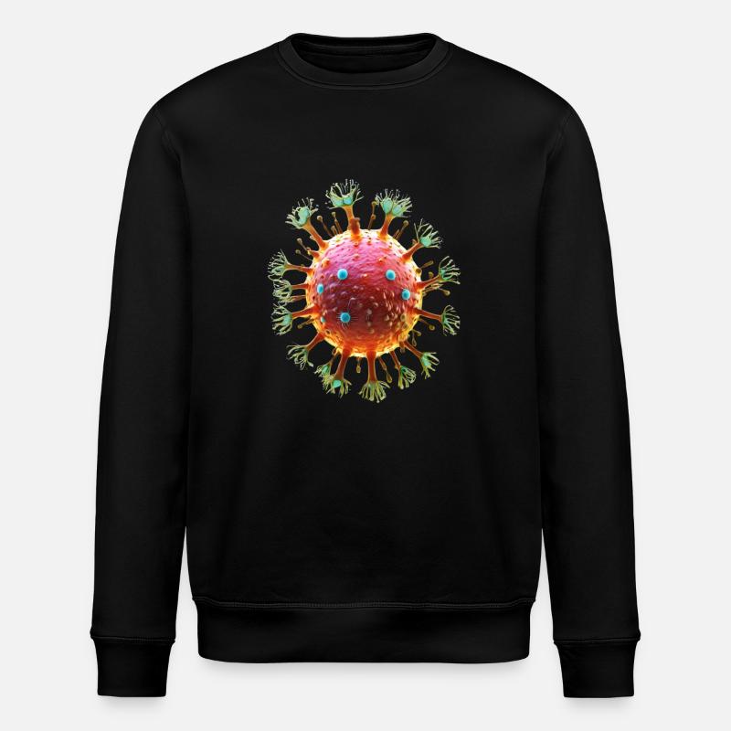 Virus - Stanley/Stella Unisex Bio-Sweatshirt ROLLER - Schwarz