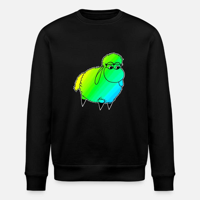 Wolly Sheeeepling Vague rétro - Sweat bio ROLLER Stanley/Stella Unisexe - noir