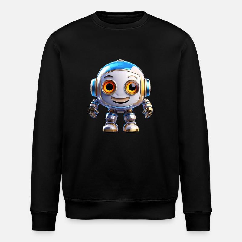 Roboter - Stanley/Stella Unisex Bio-Sweatshirt ROLLER - Schwarz