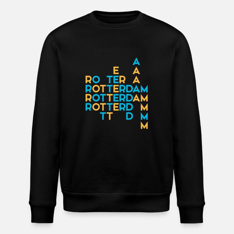 Rotterdam - Netherlands - Holland - Randstad - Stanley/Stella ROLLER Unisex Organic Sweatshirt - black