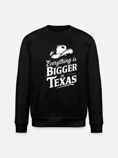 Texas State Texans Texas - Stanley/Stella ROLLER Unisex Organic Sweatshirt - black