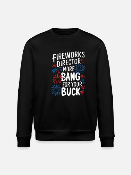 Pyrotechnics Fireworks Pyrotechnics - Stanley/Stella ROLLER Unisex Organic Sweatshirt - black