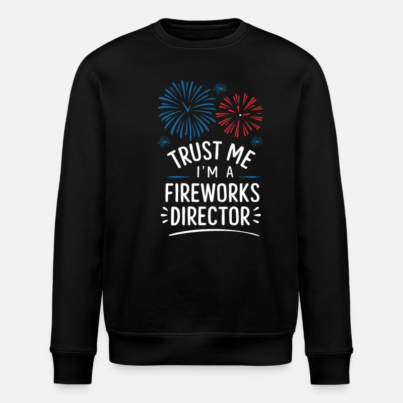 Pyrotechnics Fireworks Pyrotechnics - Stanley/Stella ROLLER Unisex Organic Sweatshirt - black