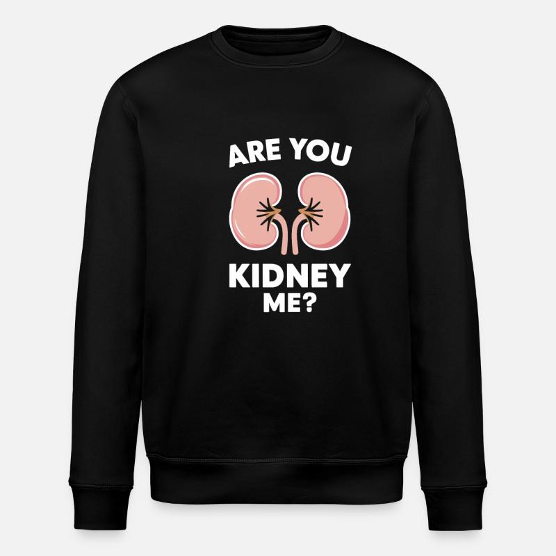 Nierenspender Niere Organspender - Stanley/Stella Unisex Bio-Sweatshirt ROLLER - Schwarz