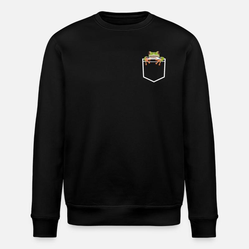 Frog Toad - Stanley/Stella ROLLER Unisex Organic Sweatshirt - black