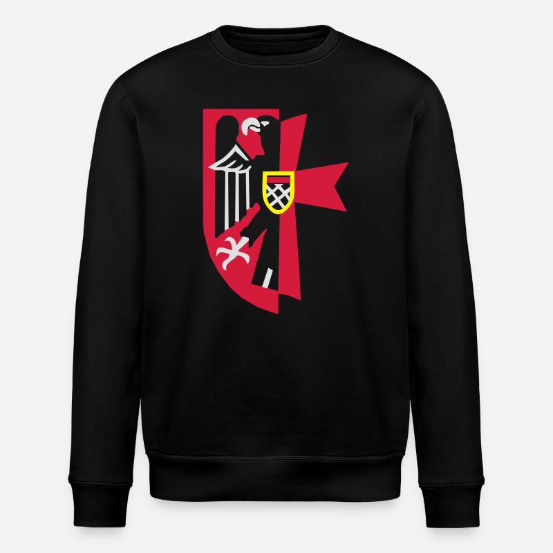 Wappen Sudetenland - Stanley/Stella Unisex Bio-Sweatshirt ROLLER - Schwarz