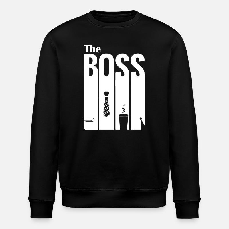 Design de style Bureautique et Relaxation - Sweat bio ROLLER Stanley/Stella Unisexe - noir