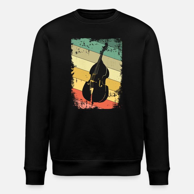 Contrebasse - Sweat bio ROLLER Stanley/Stella Unisexe - noir