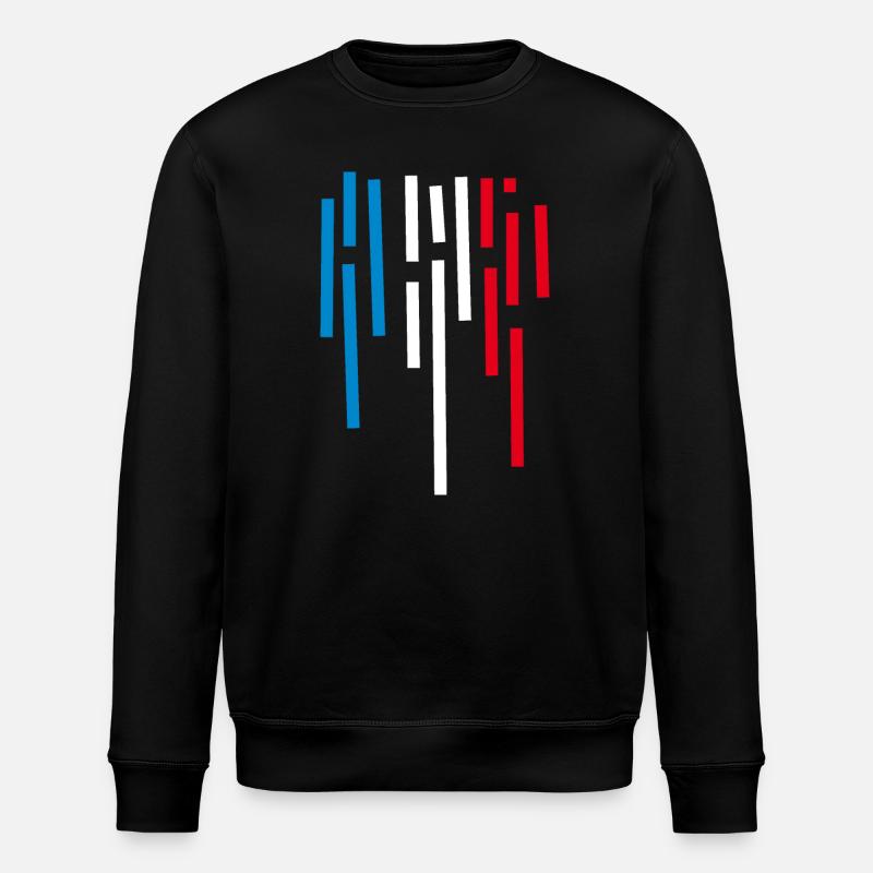 France Drapeau - Sweat bio ROLLER Stanley/Stella Unisexe - noir