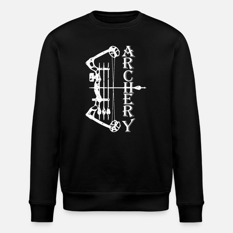 Archery, Archery, Archery - Stanley/Stella ROLLER Unisex Organic Sweatshirt - black