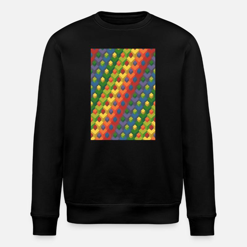 Large gradient - Stanley/Stella ROLLER Unisex Organic Sweatshirt - black