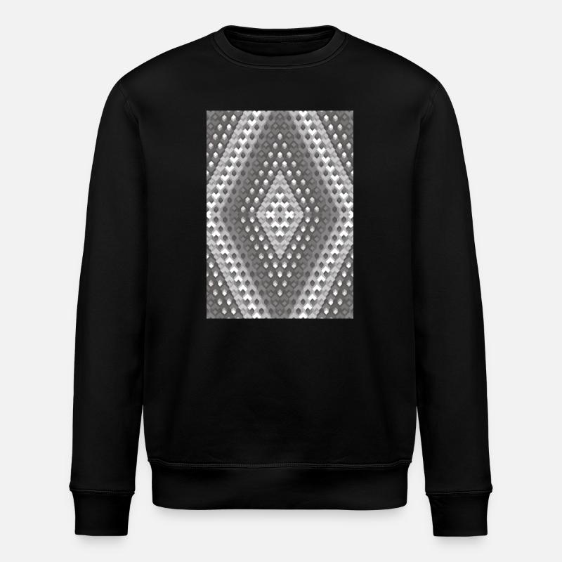 Dégradé de gris - Sweat bio ROLLER Stanley/Stella Unisexe - noir