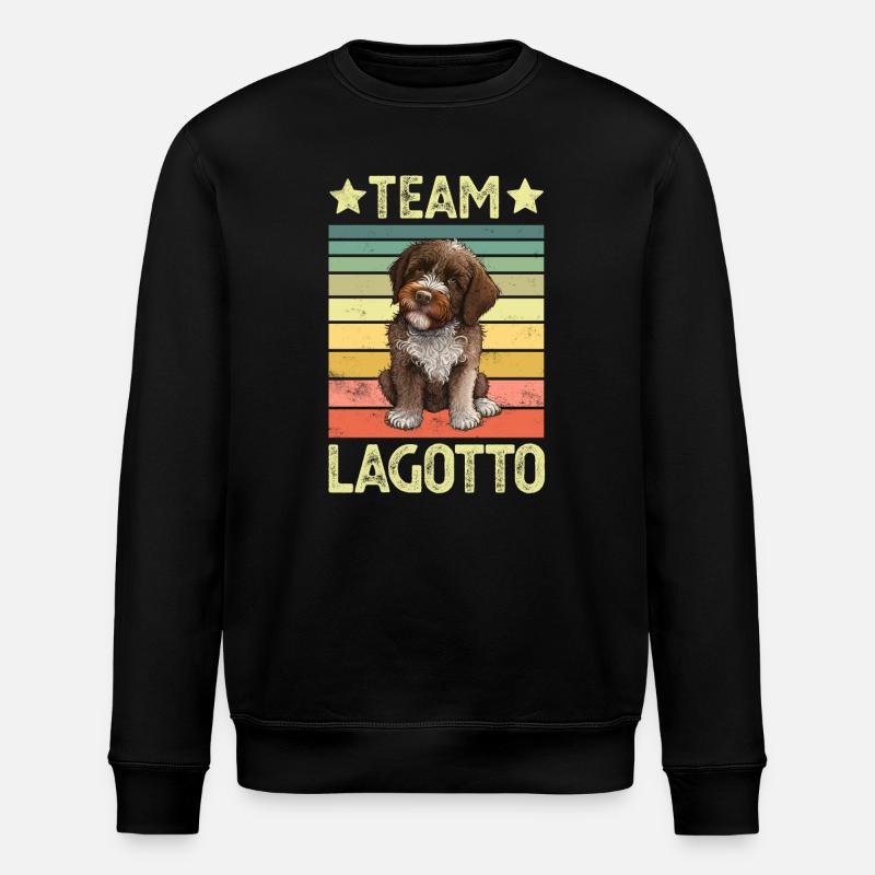 Chien Lagotto Romagnolo - Sweat bio ROLLER Stanley/Stella Unisexe - noir