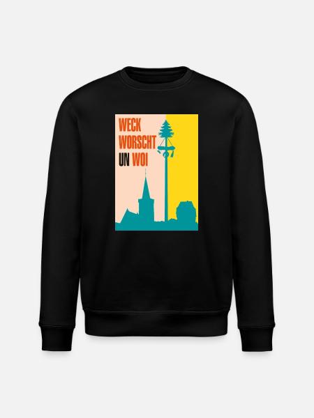 Die 3-faltigkeit der Kerb - Stanley/Stella Unisex Bio-Sweatshirt ROLLER - Schwarz