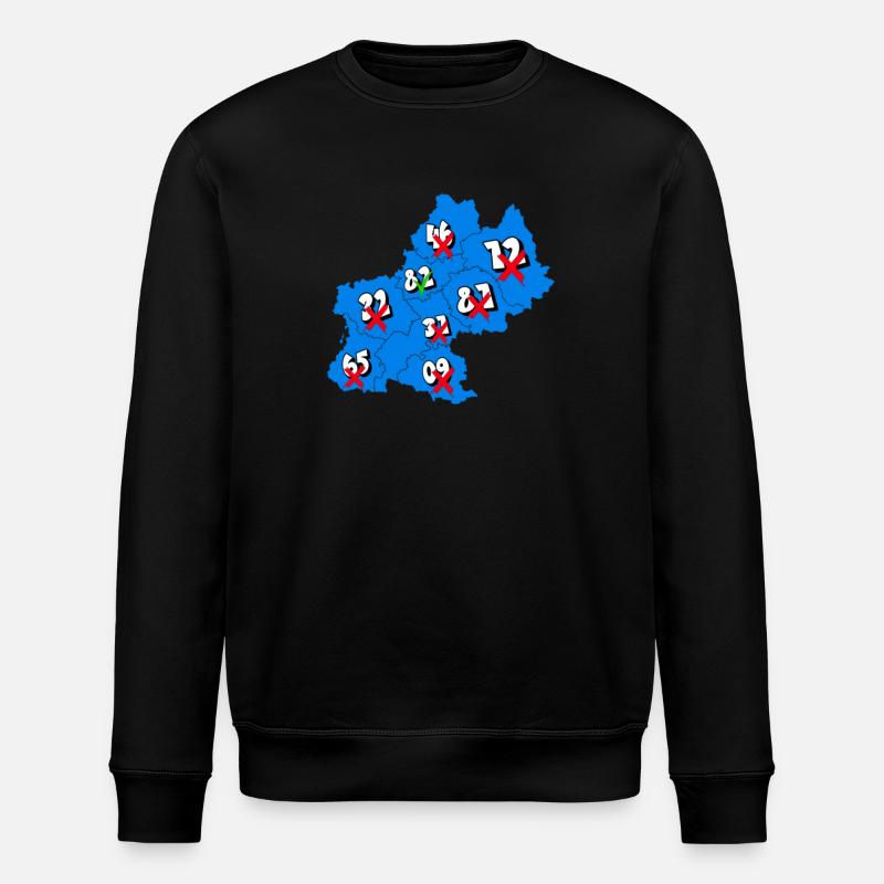 Midi-Pyrénées Region - Stanley/Stella Unisex Bio-Sweatshirt ROLLER - Schwarz