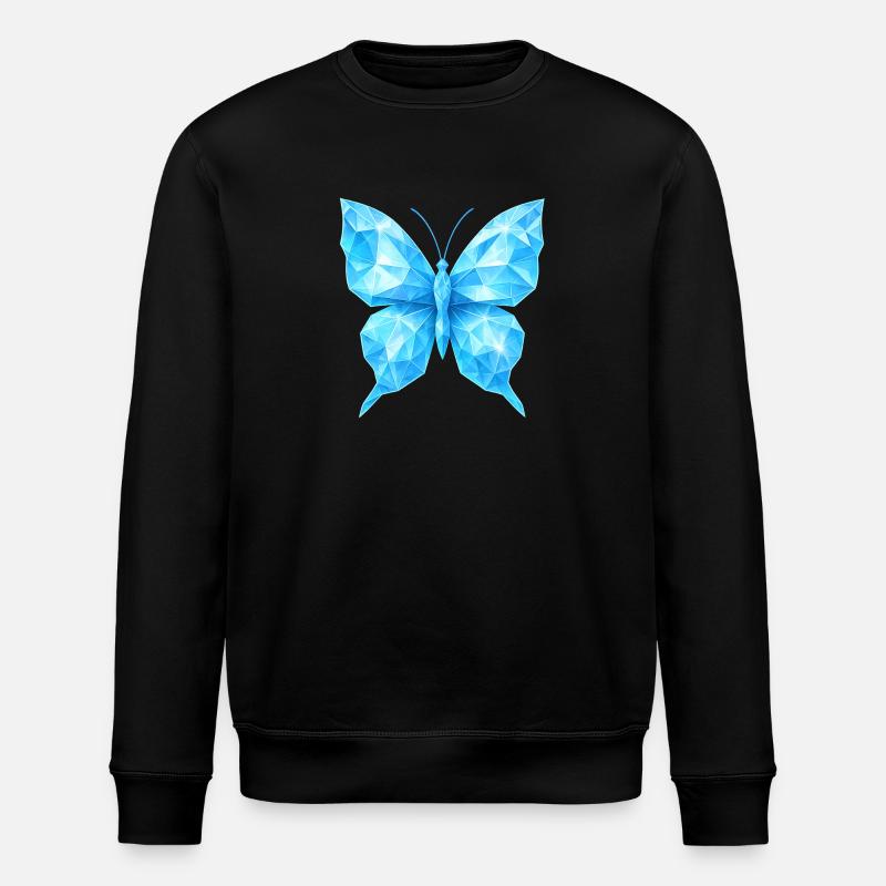 Papillon en diamant | Élégance géométrique - Sweat bio ROLLER Stanley/Stella Unisexe - noir