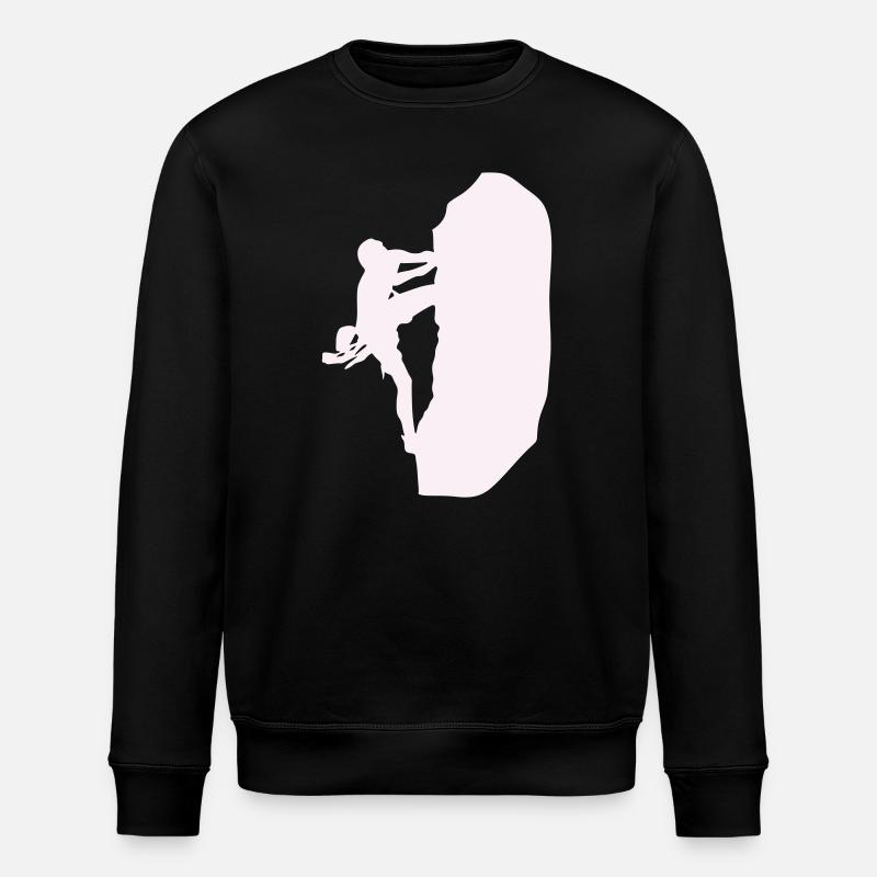 klettern_bergsteigen_silhouette- - Sweat bio ROLLER Stanley/Stella Unisexe - noir