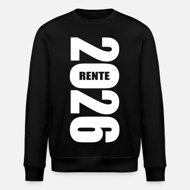 Rente 2026 - Ruhestand - Pension - Stanley/Stella Unisex Bio-Sweatshirt ROLLER - Schwarz