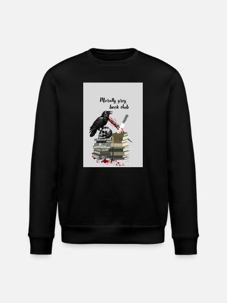 Moralisch Grauer Buchclub - Stanley/Stella Unisex Bio-Sweatshirt ROLLER - Schwarz