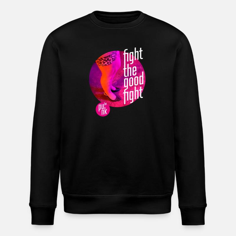 ThinkBick_Fight_the_good_fight_2026_4 - Sweat bio ROLLER Stanley/Stella Unisexe - noir