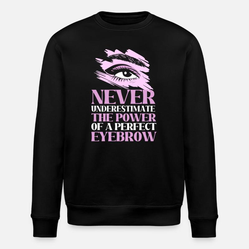 Cosmetics Beautician Microblading Make-up - Stanley/Stella ROLLER Unisex Organic Sweatshirt - black