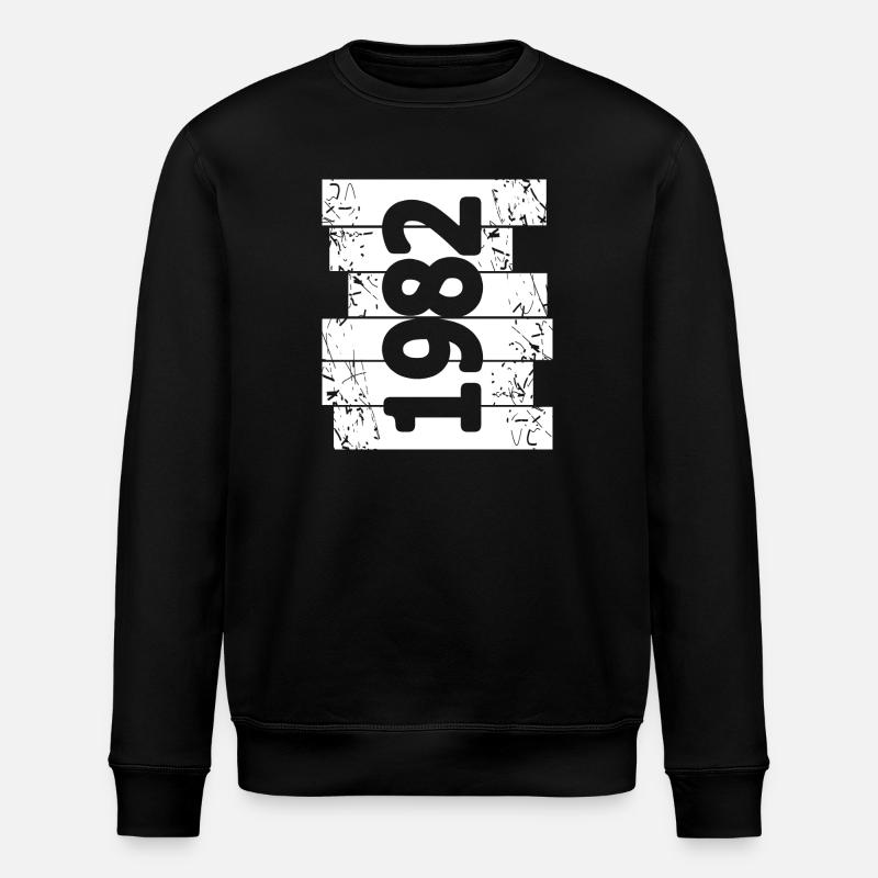 1982 - Stanley/Stella ROLLER Unisex Organic Sweatshirt - black