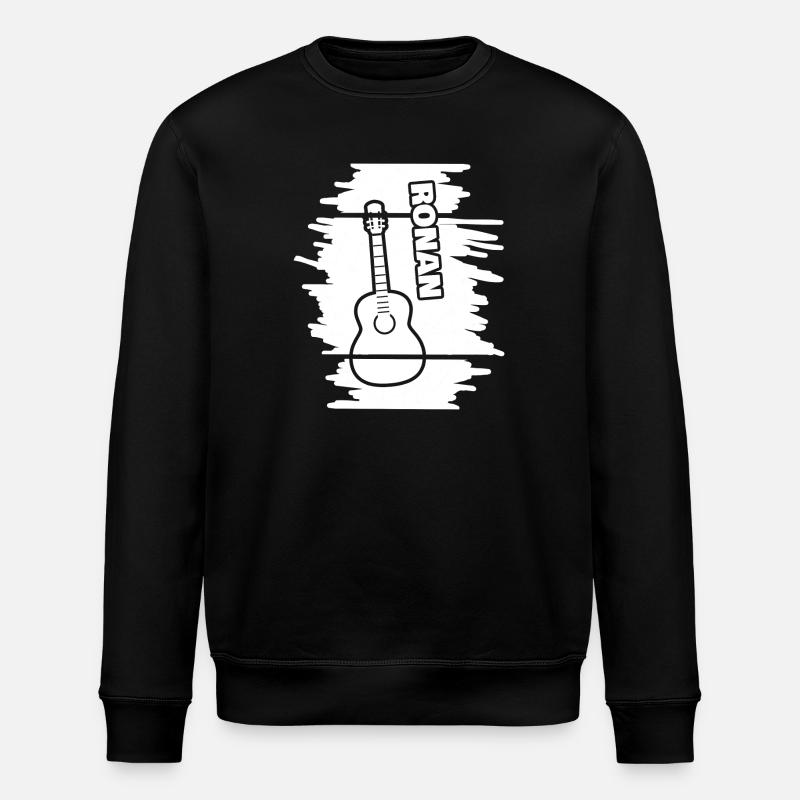 Ronan as Guitar - Stanley/Stella ROLLER Unisex Organic Sweatshirt - black