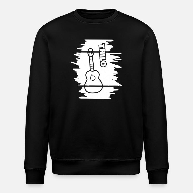 Thilo as Guitar - Stanley/Stella ROLLER Unisex Organic Sweatshirt - black
