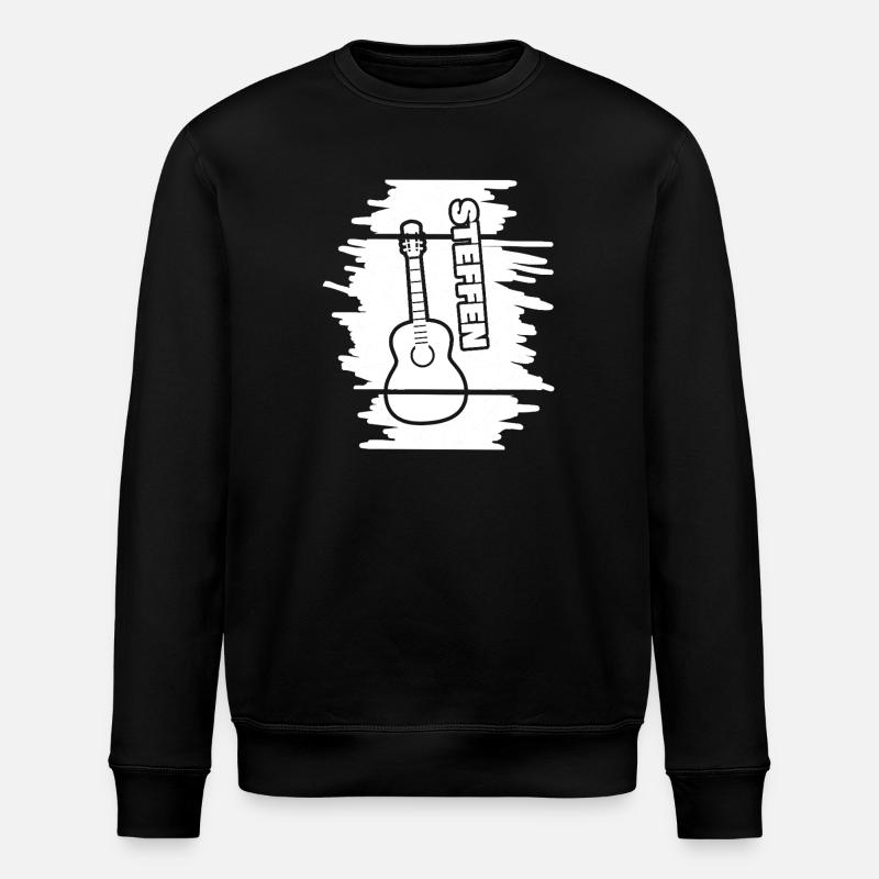 Guitar Steffen - Stanley/Stella ROLLER Unisex Organic Sweatshirt - black