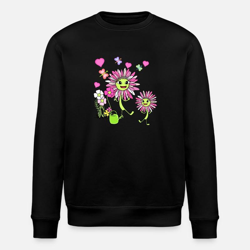 Jardin Fleur Fleurs Enfants Enfant - Sweat bio ROLLER Stanley/Stella Unisexe - noir