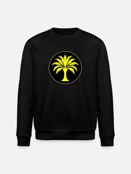 Palm Tree Icon - Stanley/Stella ROLLER Unisex Organic Sweatshirt - black