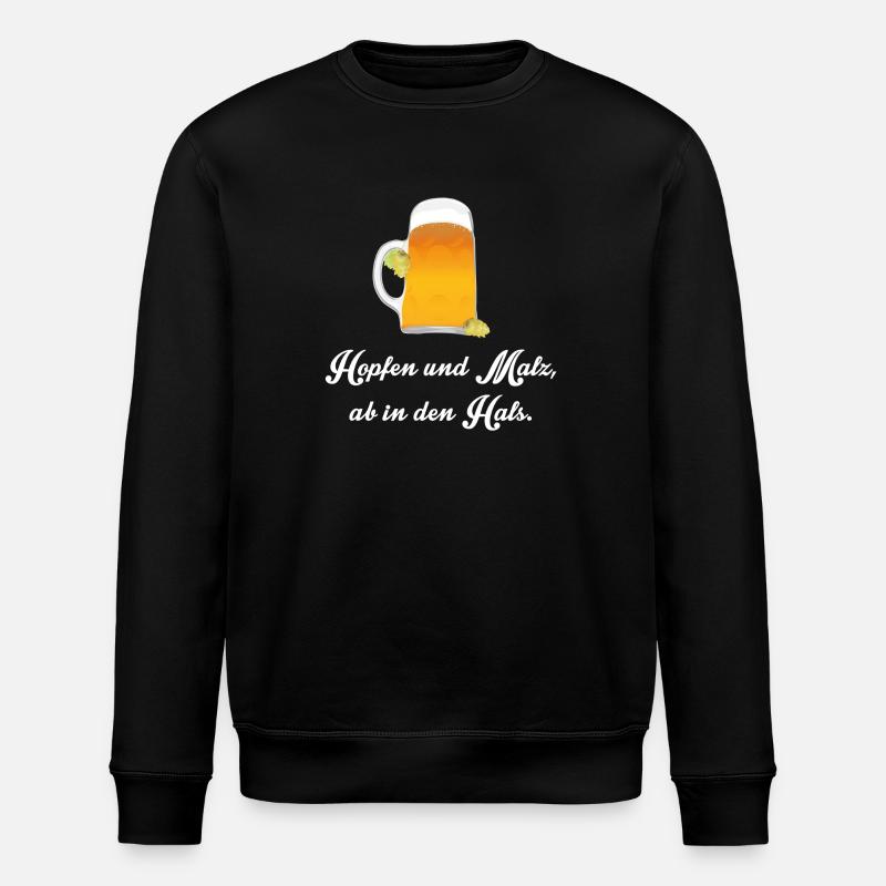 bier - Stanley/Stella Unisex Bio-Sweatshirt ROLLER - Schwarz