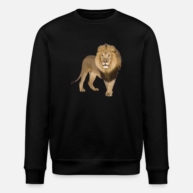 Löwe - Stanley/Stella Unisex Bio-Sweatshirt ROLLER - Schwarz