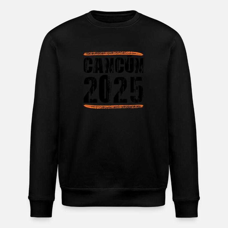 Cancun 2025 Spruch - Stanley/Stella Unisex Bio-Sweatshirt ROLLER - Schwarz
